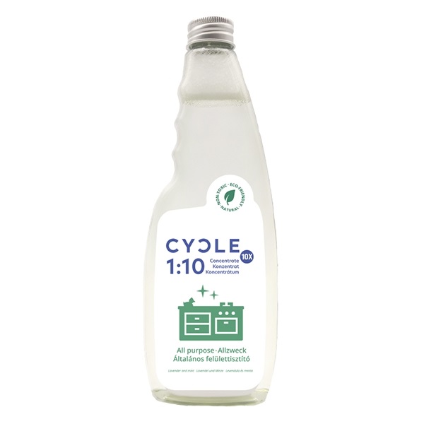 Felülettisztító koncentrátum CYCLE általános levendula és menta környezetbarát 500ml