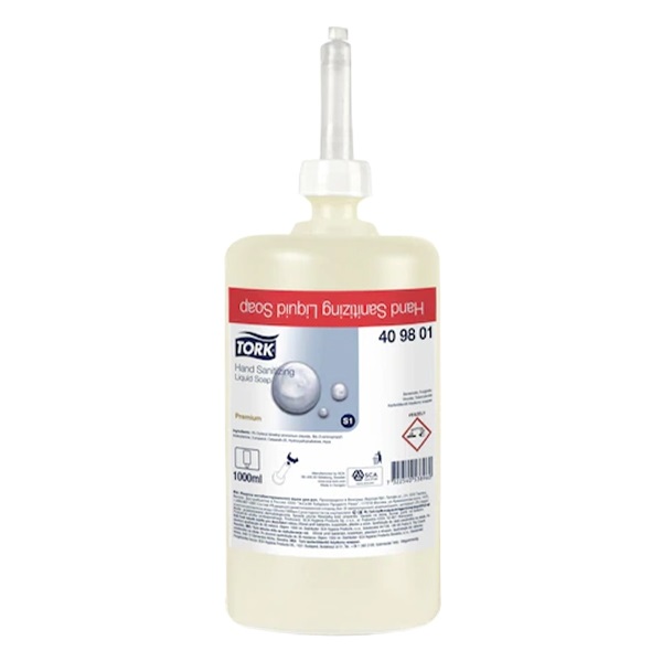 Folyékony szappan TORK S1 Premium kézfertőtlenítő 1 l  átlátszó