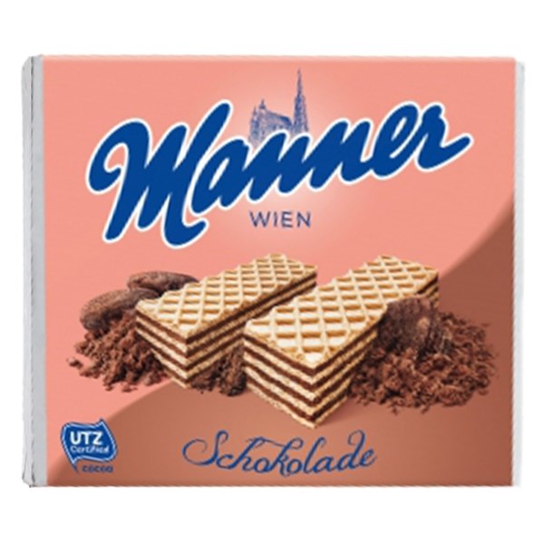 Töltött ostya MANNER csokoládés 75 g