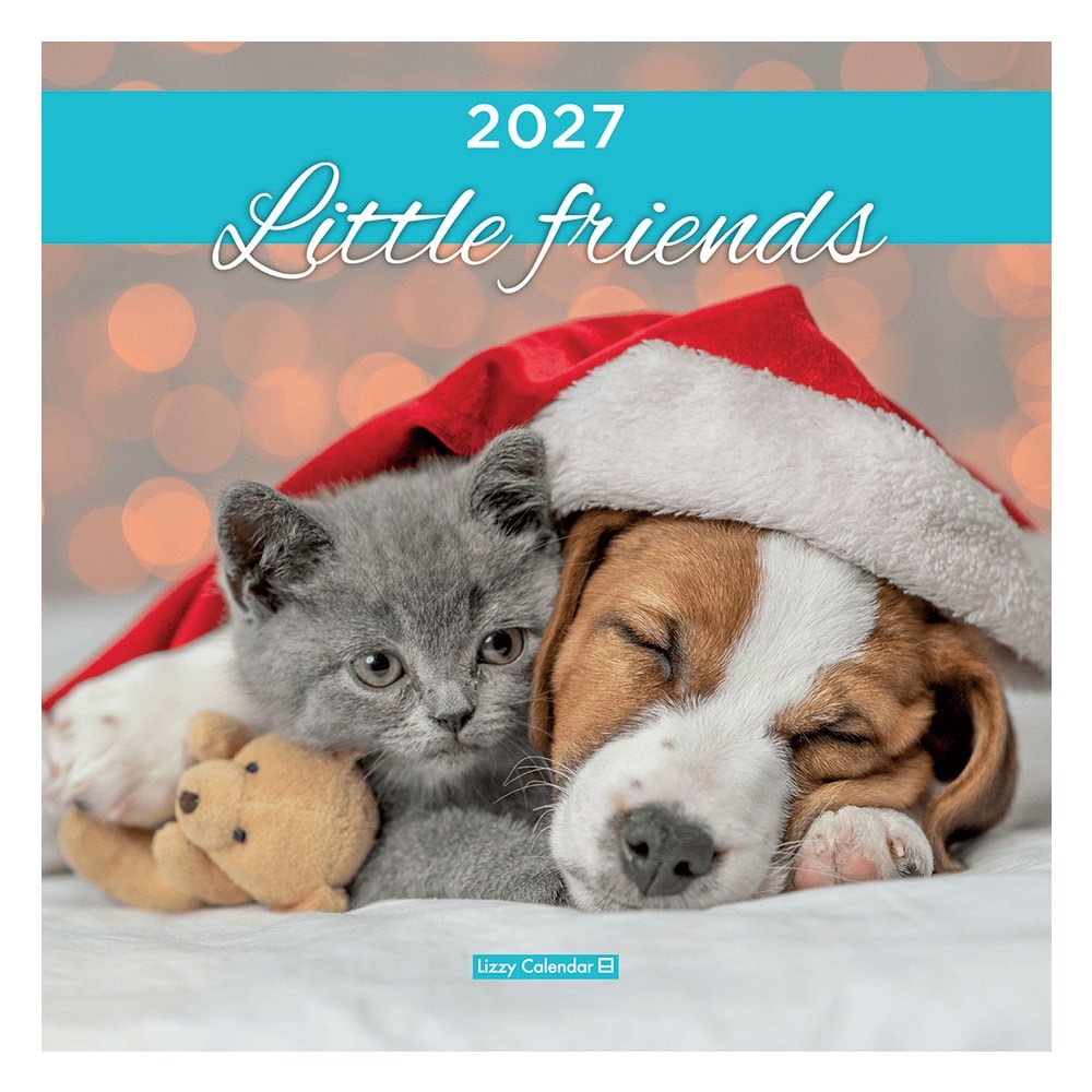 Falinaptár LIZZYCALENDAR 300x600mm álló Little Friends 2027